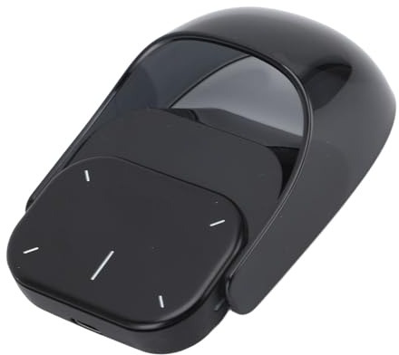 Annadue Bluetooth Abnehmbar Air Mouse Touchpad Maus mit Sprachaufzeichnung, 3 in 1 Präsentation Clicker Wireless Moderator Präsentation Remote AI Maus für PC -Laptop (schwarz)