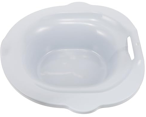 QUMIIRITY Sitzbadewanne Bpa Frei Mit Ergonomischer Form Sitzbad Für Schwangere Und Hämorrhoiden Pflegebecken Für Dammbereich Und Menstruation