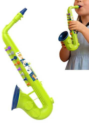 Saxophon für Kinder, pädagogisches Musikinstrument mit 8 Tasten, Saxophon für Kinder, um Musik zu lernen, für Alter 3 Jahre im Wohnzimmer, Klassenzimmer, Kindergarten