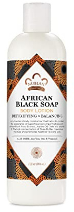 Nubian Heritage Lotion, African Black Soap, 13 Fluid Ounce