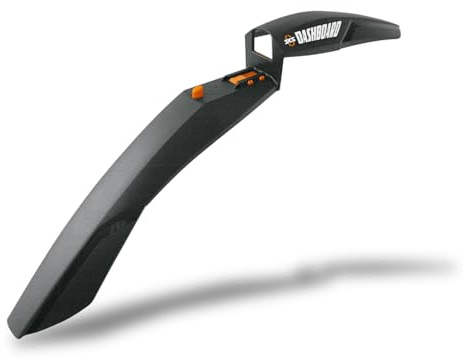 SKS GERMANY DASHBLADE & DASHBOARD Vorder- und Hinterrad Schutzblech für jedes Mountainbike (Fahrradzubehör aus schlagfestem Hochleistungskunststoff, praktische Quick-Release-Befestigung), Schwarz