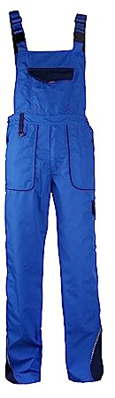 Stenso Salopette da Lavoro da Uomo Prisma con Tasche multifunzionali e per Ginocchiere - Blu Reale - 50