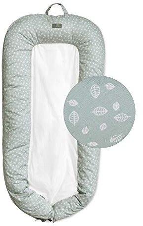Vinter & Bloom Nordic Leaf Sleep Nest, Mild Green