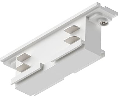 Paulmann 91368 Sistema de rieles ProRail3 Conector de línea 94 x 24,5 mm máx. 3.680W-Carril de Techo (Metal, plástico, 3680 W), Color Blanco