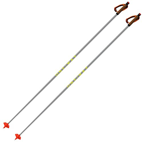 FISCHER OneWay Storm 6 Mag - Bastones de esquí de fondo (160 cm, 30% carbono), color gris