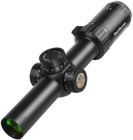 WestHunter Optics HD 1.2-6x24 IR FFP Precisión Miras Telescópicas, Exclusivo para Competiciones Deportivas de Corta Distancia | Only Optics & Basic Accessories