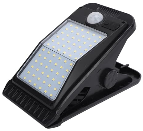 Clip On Solar Lights Outdoor, 72 LED-pärlor IP65 Vattentät Portabel Motion Sensor Security Paraply Light för Garden Yard