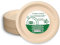 Terra Verde 50-Pack Disposable Bamboo Fibre Paper Plates – 9 Inch (23cm) Round, Unbleached Natural Brown – Eco-Friendly, Compostable & Extra Strong – Ideal for BBQs, Parties, Events & Picnics
