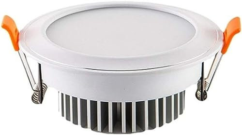 Downlight de Interior Foco empotrable Ultrafino Resistente for el hogar, luz LED Tricolor for Paisaje, Foco Oculto for Dormitorio, Sala de Estar y baño Lámpara empotrada en el Techo(White Light,12W)