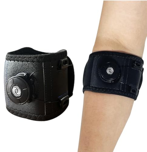 1 Pack Ellenbogenbandage Männer Damen, Einstellbare Tennisarm und Golferarm Bandage für Sports,Tennisarm Bandage,Ellenbogen Bandagen Herren, Sehnenentzündung, Unterarm Schmerzen, Einheitsgröße M/L
