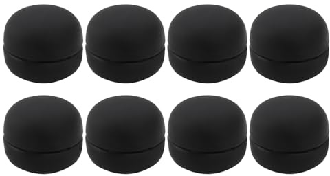 Lot de 8 aimants Hijab, aimants multifonction sans accrocs, petits aimants ronds pour écharpes, foulards et vêtements pour hommes et femmes (Noir)