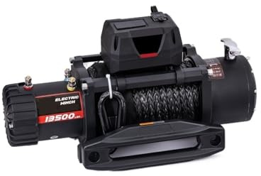 Coche 12V Portátil Todoterreno Auto-rescate Elevación Eléctrica Cabrestante Polipasto Grúa Pequeña Pull Net Mute Alta Capacidad De Carga