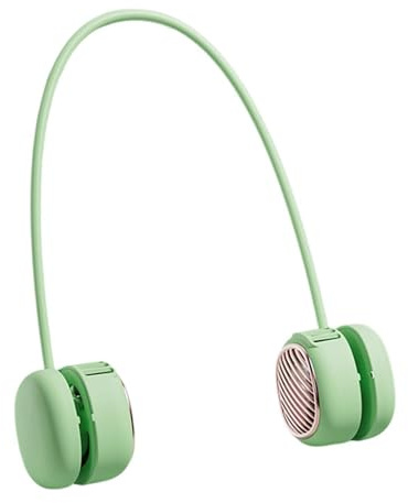 Genérico Ventiladores De Cuello,5 Velocidades Silencioso Flexible Y Ponible - Ventilador De Cuello Refrigerante Recargable | Para Exterior Viajes En Coche Verano Camping Crucero Mujer