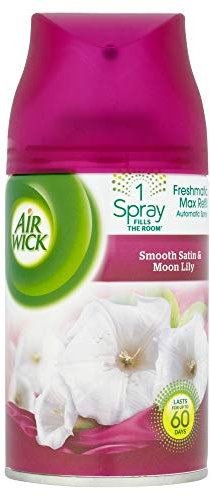 Aire Wick Freshmatic Max automática spray Recambio 250 ml, acabado satinado y luna Lily