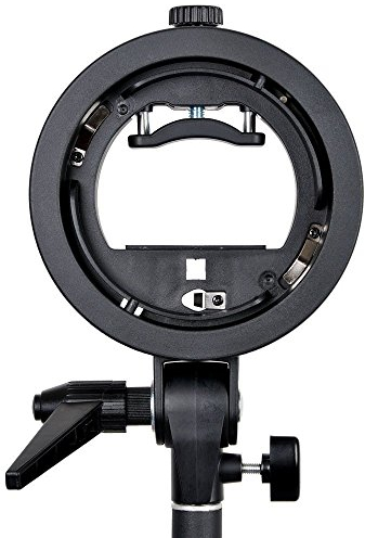 Godox S-Type Ec-Speedlite Bracket Mount Holder for Elinchrom Flash Black