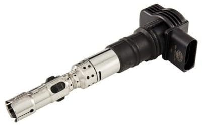 HELLA 5DA 358 000-371 Zündspule - 12V - 4-polig - Kerzenschachtzündspule - gesteckt
