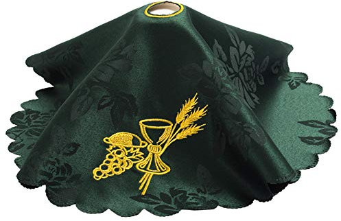 BLESSUME Altar Stoff Kelch Leichentuch Kelch Schleier (Grün)
