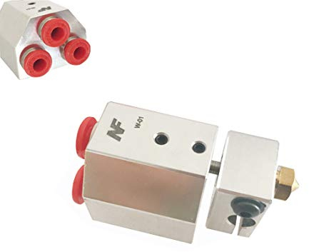 3D Printer All Metal Water-Cooled Hotend Bowden-fed Liquid Cooling Hot End, for Titan Aqua Water Cooling, for High Temperature 3D Printing peek PA