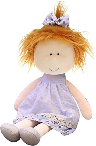 Bprtcra Rag Dolls, Handmade Textilpuppen Babypuppe, Baby-Geburtstagsgeschenke, Kuschelpuppe Textile Dolls, Little Eye Rag Doll, Weiche Stoffpuppe Geschenk für Babys,35CM,Type C