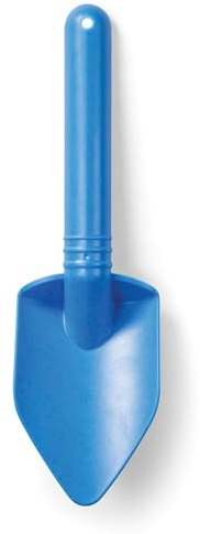 Bigjigs Toys Eco Spade For Kids (Ocean Blue) - 20.5cm Wheat Fibre Toy Spade , Quality Sand Toys , Holiday Toys for Toddlers , Sand Shovels