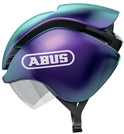 ABUS Fahrradhelm GameChanger Tri - für Triathleten und Rennradfahrer - Aerodynamik für Bestzeiten - für Damen und Herren - Lila, Größe S