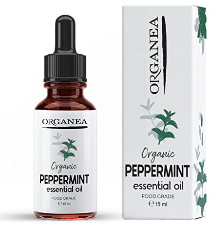Organea Ätherisches Bioöl Pfefferminze - Lebensmittelqualität & veganfreundlich, 15 ml