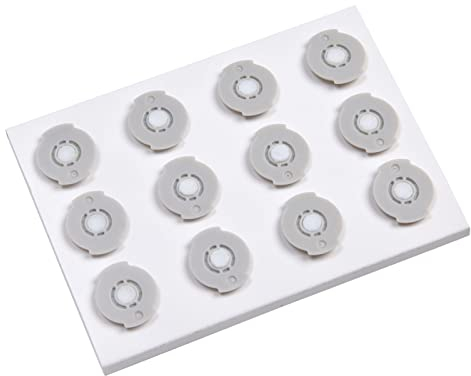 Wassertank-Filterelemente, 12 Stk Langlebig Filter heraus Verunreinigungen Wassertank Wasserkern für Roborock 1S/T4/T5/S4/S5/S6/S50/S51/S55 Kehrroboter