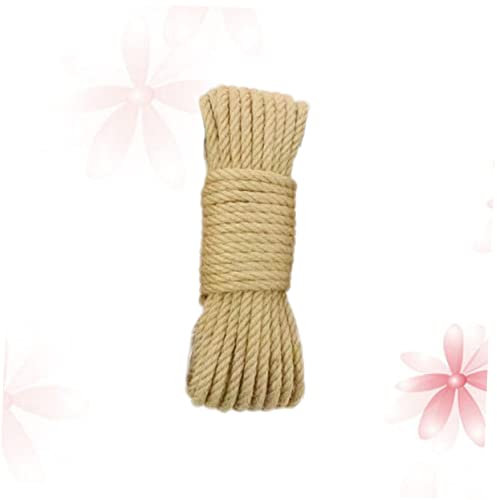 DOITOOL Cuerda De Yute Natural 30 m Diámetro 12 Mm Perfecta Para Manualidades y Navidad