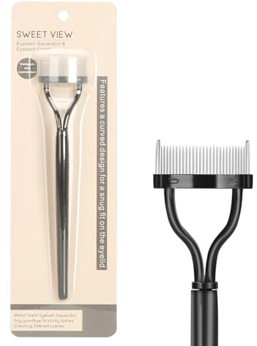 SWEET VIEW Eyelash Comb Lash Separator Brush Mascara Clump Remover Professional Eye Makeup Tools