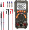 Multimetro Digitale, Tester multiplo con NCV, Test di Gamma Automatico, Tester per Batterie, Conta il Vero RMS 2000, Corrente AC/DC, Tensione AC/DC, Continuità, Resistenza, Diodo