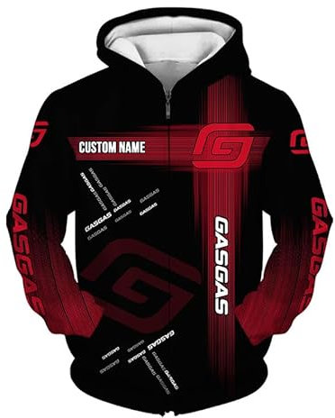 SPONYBORTY Hoodies Jacken T-Shirts Shorts Strickjacke dünner 3D gas-gas Pullover mit Volldruck für Herren und Damen lässiges Polyester-Sweatshirt-Oberteil bomberjacke/G/XL