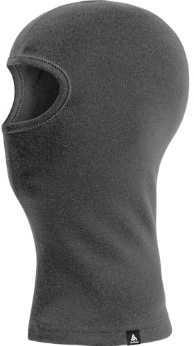 Odlo Sturmhaube Herren Damen Merino Warme Skimaske I Balaclava Juego de Accesorios de Invierno, Dlo Acero, Gris, Talla única Unisex Adulto