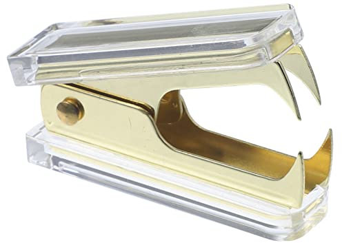 BCOATH Heftklammerentferner Klein Leicht Transparent Acryl Mit Griffigem Design Für Büro Schule Heimgebrauch