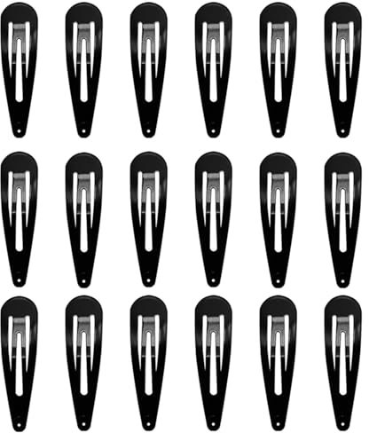 25 Stück Haarspangen,Haarspangen Mädchen,Haarspangen Damen ideal für alle Haartypen Mädchen, Damen & Kinder.(Schwarz)