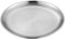 LOPYXBR 4PCS Stainless Steel Pizza Tray 12 inch Stainless Steel Pizza Pan Oven Tray Round Pizzas Baking Trays for Holding Dessert, Cake, Cookie, Dishwasher Safe (Silver and Gold)