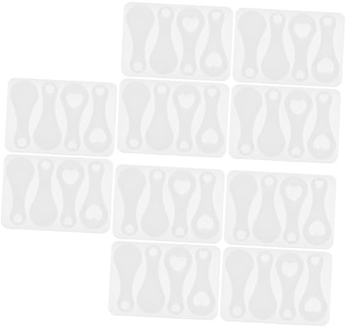 DIYEAH 10pièces Moule pour Jetons De Caddie pour Et Porte-clés Et Facile à Démouler Matériau Et Lavable