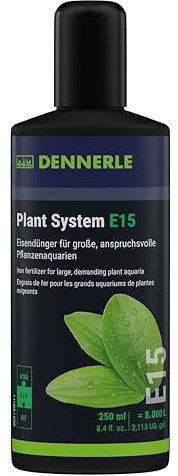 Dennerle Plant System E15, 250 ml - Flüssiger Eisendünger speziell für Wasserpflanzen