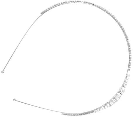 SOESFOUFU Diadema Gemas de Imitación Diadema Nupcial para Boda Adorno Floral para Niña Banda de Pelo de Metal Tiara Accesorios Cabello de Graduación para Mujeres y Niñas Escenario de Fiesta