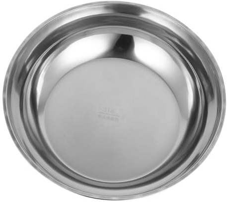 HOMSFOU Lavabo De Acero Inoxidable Engrosado Ensaladera para Mezclar Resistente para Preparar Alimentos Fregadero De Cocina Lavabo para Lavar Verduras Cuenco De Metal para Servir Masa