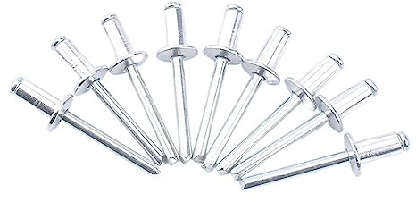 OZLIYY 250 Remaches Ciegos Huecos de Aluminio M6.4(6.4X9mm 250pcs)