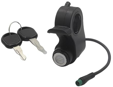F Fityle Blocco di accensione Elettrico con Chiave Interruttore di accensione affidabile per Interruttore di avviamento Blocco per Accessori di