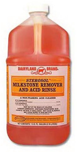 stearns packaging corporation st0011-db-am10 Sterosol, Gallon, Milkstone Remover & Acid Rinse