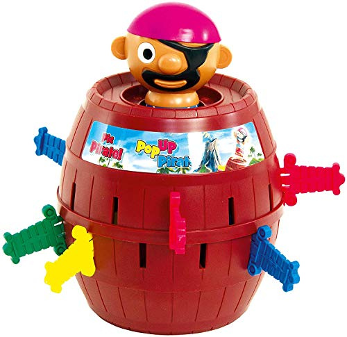 Tomy T7028A1 Pop-Up Pirat, flerfärgad