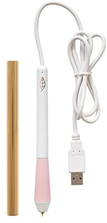 We R Memory Keepers Foil Quill Fine Tip Freestyle Pen, Heißstift mit Feiner Spitze, USB-Anschluss, 1 Folienrolle Gold zum Freihand Zeichnen, Beschriften und gestalten von Karten, Deko und Scrapbooks