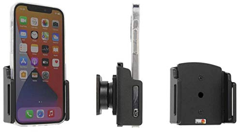 Brodit Gerätehalter 711239 | Made IN Sweden | für Smartphones - Apple iPhone 12, iPhone 12 Pro, schwarz