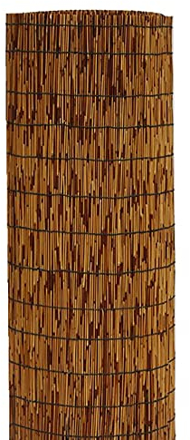 MIED Dichtzaun,Balkon-Schilf-Zaun, Patio-Sichtschutz, Sonnenschutz, FüR Den AußEnbereich, Garten, Hof, Teestube, Hotel, Balkon / 1.3x10m