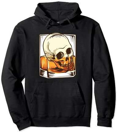 Bourbon Whiskey Tête de mort Sweat à Capuche