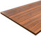 Ergotopia® Tischplatte Nussbaum 160 cm, robuste Schreibtischplatte ideal für höhenverstellbare Schreibtische - Holzplatte gefertigt in Deutschland - 25 mm Bürotischplatte