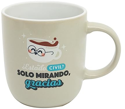 Mr.Wonderful Taza, Estado civil: solo mirando, gracias, 12 x 15,5 x 18,5