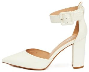 Rio Fiore Scarpe con Tacco, Décolleté Donna, Nere/Bianche/Verde/Rosa/Blu/Lila/Beige/Menta/Fucsia/Rosso, 8.5 cm Tacco Largo, Slingback, Ecopelle/Ecopelle Scamosciato, Cinturino sul Retro, 2062A